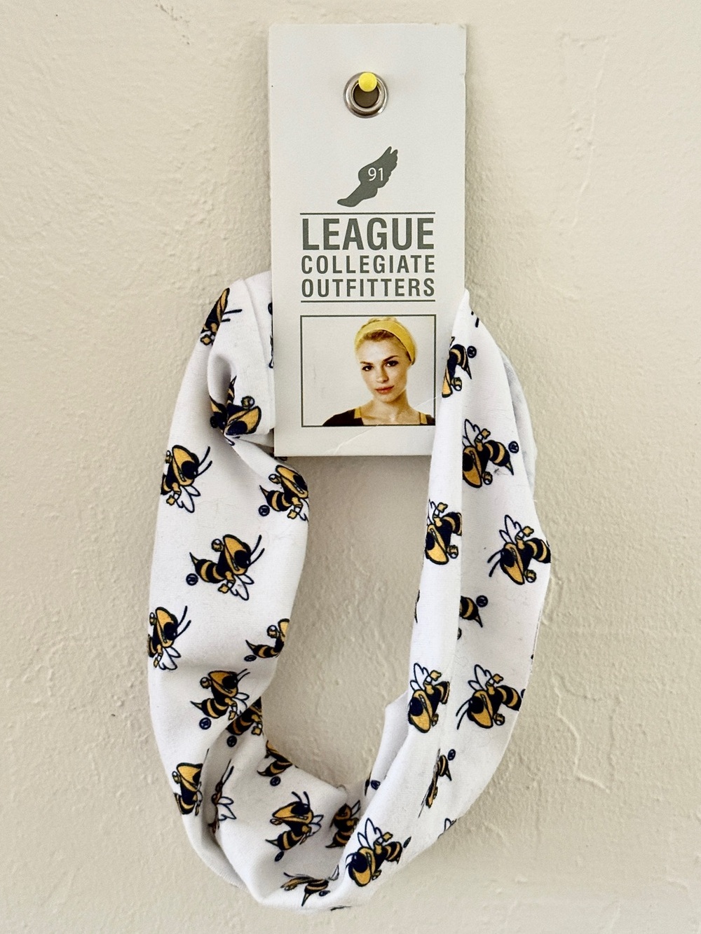 🐝 Georgia Tech Yellow Jackets Headband NWT League Collegiate Outfitters